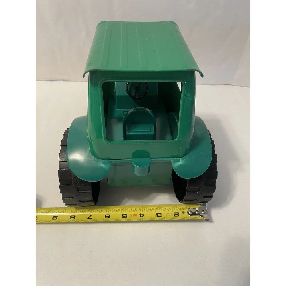 1998 MIGHTY WHEELS DIECAST GREEN FRONT LOADER BLUE RIDGE FARM GREAT TRACTOR‎